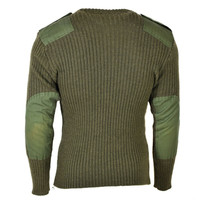 Pull-over d'hiver pour homme, style vintage, en laine/acrylique, uniforme de militaire personnalisé