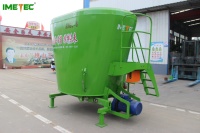 Nouveau mélangeur vertical stationnaire IMETEC 9JGL pour l'alimentation des vaches/bovins, mélange d'aliments, garantie de 2 ans, longue durée de vie