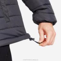Veste d'hiver chaude à capuche légère pour homme