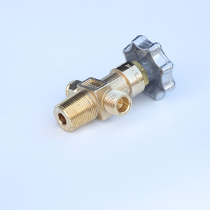 Vanne de cylindre en métal à interrupteur manuel CGA346 pour l'argon, pour l'eau, 3625 PSI, tête de cylindre 2175 PSI, vanne de cylindre - Product Image 2