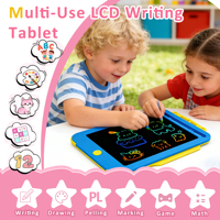 Tablette d'écriture LCD portable et réutilisable en plastique, tableau de dessin effaçable en un clic pour les enfants de 3 à 6 ans, jouet léger pour enfants, CE RoHS