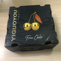 Boîtes d'emballage de fruits ondulés en relief avec doublure en éponge pour le stockage de raisins de tomate de myrtille de mangue de cerise de pomme