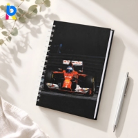 Agenda de luxe personnalisé en PP écologique avec reliure spirale, pour réunions d'affaires, à ouverture à 360°, avec vernis sélectif UV, idéal pour cadeaux, vente en gros en vrac, directement du fabricant