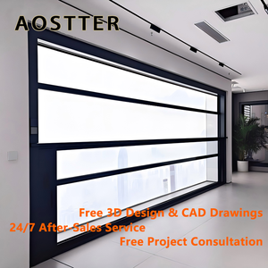 Fenêtre à guillotine basse AOSTTER en aluminium, facile à nettoyer, idéale pour les appartements en hauteur - Product Image 1