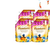 Lessive liquide parfumée longue durée de haute qualité, à base d'huile de coco naturelle, en sac de 2 kg