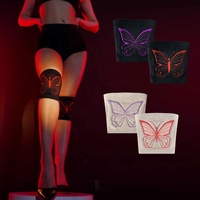 Papillon élément sangle Style professionnel sport danse anti-dérapant épaissi genouillère protecteur pour talons hauts et pôle danse