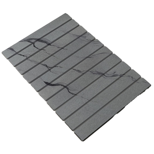 Alfombrilla de Baño Plegable Moderna de Diatomita con Patrón Sólido, Base Antideslizante, Secado Rápido y Absorción Instantánea de Agua - Product Image 1