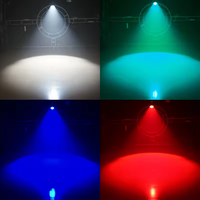 Projecteur LED COB à tête mobile Hong He 200W/400W RGBW 4-en-1 avec zoom pour scène et mariage