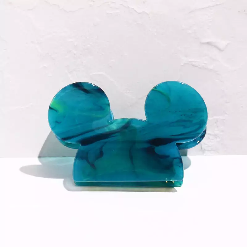 Уникальный зажим для волос XinMei в виде мыши, биоразлагаемый зажим для волос в виде черепахи, ацетата, милое животное, Минни, зажим для волос для женщин и девушек, тонкие волосы