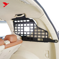 Pour Toyota Prado FJ150 Lexus GX460 10-24 Panneau de coffre arrière Molle, étagère de rangement modulaire, organisateur de cargaison, accessoires de voiture