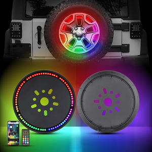 Nouveauté : <span class=keywords><strong>Kit</strong></span> <span class=keywords><strong>de</strong></span> feux <span class=keywords><strong>de</strong></span> freinage LED pour <span class=keywords><strong>roue</strong></span> <span class=keywords><strong>de</strong></span> <span class=keywords><strong>secours</strong></span> RGB avec télécommande et application, feu arrière pour Jeep Wrangler JK JL - Product Image 1