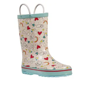 2022 Wholesale Waterproof Rain Wellies Children Wellington Botas De goma Importadas Lluvia Botas Custom Wellington Manufacturers