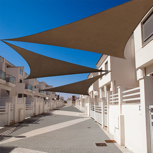 <span class=keywords><strong>HDPE</strong></span> màu nâu Shade buồm tán không thấm nước dù để che nắng buồm 5M/sân vườn vườn vườn Sun Shade Sail ngoài trời - Product Image 3