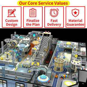 Set de Castillo Inflable Personalizado para Interiores, Tobogán, Piscina de Pelotas, Tubo Galvanizado de PVC, Laberinto de Juegos para Niños, Adultos y Niños Pequeños, para 50 Personas - Product Image 6