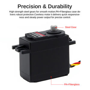 Servo numérique à engrenages métalliques Feetech SH5565MH 7,4 V 35,8 kg pour voiture RC, <span class=keywords><strong>avion</strong></span>, robot, pince, programmation éducative - Product Image 3