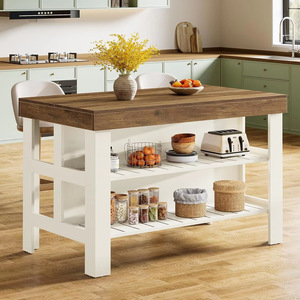 Custom Modern MDF Wooden Display Bar Shelf Cabinet Kitchen Island Storage Shelves Luxury Bar Cabinet <b>Table</b> with Storage Function - Product Image 2