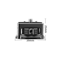 Tête à dégagement rapide-Support à rotule universel avec broche de positionnement ARRI 1/4 "pour Cages d'appareil photo sans miroir DSLR Magic Arms