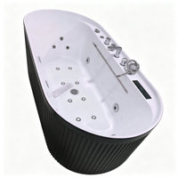 Bañera de Hidromasaje Acrílica con Cascada, Control Computarizado, Spa con Jets para Hidroterapia, Ideal para Hoteles y Villas
