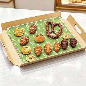 Custom Printed <b>Eco</b>-<b>Friendly</b> Biodegradable PE Coated Oil Proof Greaseproof Food Grade Disposable Sandwich Bread Packaging <b>Paper</b> - Product Image 5