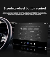 Reproductor Android para Auto de 9/10.1 Pulgadas, Doble Perilla, 8 Núcleos, 4+64G, Pantalla Multimedia, Carplay Inalámbrico, Radio, WIFI, Reproductor de DVD