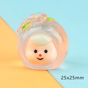 Venta al por mayor Mini lindo adorno de resina luminoso doce constelaciones ornamento marea jugar DIY acrílico talismán - Product Image 4