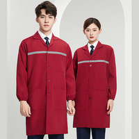 Combinaison de travail en toile de polyester réfléchissante, anti-salissure, décontaminante, résistante à la saleté, protection du travail, pour travaux d'été et de déménagement
