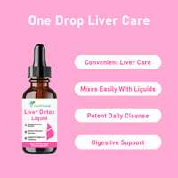 Liquide Détoxifiant Hépatique le Plus Vendu avec Complexe de Soutien Hépatique Favorise la Santé et la Détoxification du Foie Soutient les Enzymes Digestives Liquide