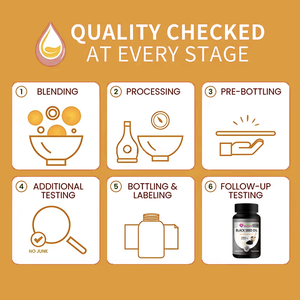 Chinese leverancier OEM Private Label Premium Biologische Zwarte Komijnzaadolie Softgels 100% Natuurlijk Groothandel Supplement - Product Image 5