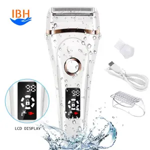 multifunction hair shaver rechargeable trimmer wet dry operation electric razor for women