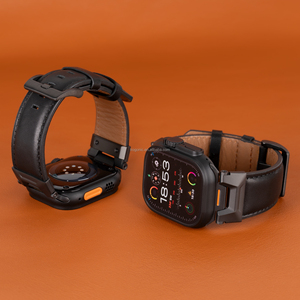 Cinturini di Ricambio in Vera Pelle per <span class=keywords><strong>Apple</strong></span> <span class=keywords><strong>Watch</strong></span> Serie 11 10 9 8 7 <span class=keywords><strong>6</strong></span> 5 4 3 2 1, SE 3 2 1, Ultra 3 2 1 - Product Image 3