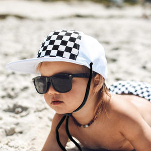 Casquette de <span class=keywords><strong>bain</strong></span> à séchage rapide pour tout-petits FF1362, chapeau de plage pour bébé à 5 panneaux, protection solaire UV, casquette de baseball réglable pour enfants - Product Image 3
