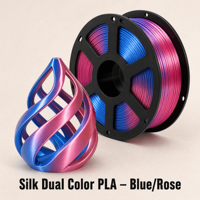 Fil PLA soyeux pour impression 3D, double couleur, 1,75 mm, pour impression effet soie