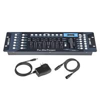 Console de contrôle DMX512 pour éclairage de scène, contrôleur DMX 192 pour projecteurs LED Par, têtes mobiles, éclairage de scène, de fête et de DJ - Entrepôt européen