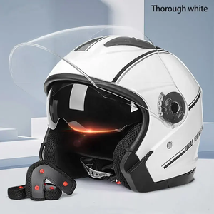 Casco <span class=keywords><strong>Moto</strong></span> Mezzo Viso Disponibile in Stock, Materiale ABS, Casco da <span class=keywords><strong>Moto</strong></span> <span class=keywords><strong>per</strong></span> Adulti - Product Image 5