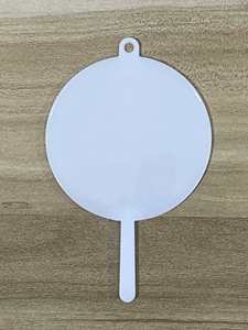 Abanicos de mano mini de PVC estilo estrella al por mayor, listos para usar, para conciertos de ídolos K-pop/J-pop, abanicos en blanco para fotos de ídolos - Product Image 3