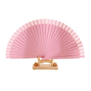 Éventail pliant de luxe QM de haute qualité, personnalisé et peint, en bois espagnol coloré, pour femme, idéal pour la danse - Product Image 2