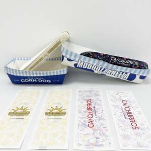 Custom Churros Packaging <b>Paper</b> Bag Food Grade Grease Proof Flat Glassine Paperbag - Product Image 3