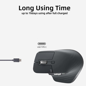Souris sans fil <span class=keywords><strong>Logitech</strong></span> <span class=keywords><strong>MX</strong></span> <span class=keywords><strong>Master</strong></span> 3S avec défilement ultra-rapide sur verre, 8000 DPI, rechargeable par USB, pour bureau - Product Image 3