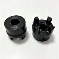 Accouplement flexible en acier XL3 de type fleur de prunier, sur mesure OEM, avec alésage et rainure de tenue finis pour connexion de boîte de vitesses et de pompe