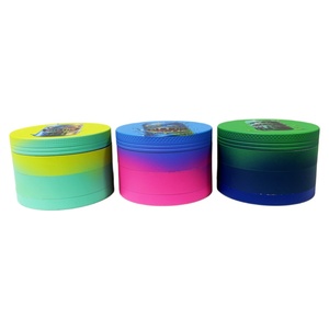 Wholesale Custom Color <b>Herb</b> <b>Grinder</b> Zinc Alloy Cylinder 4 Layers Manual Manipulation Dry Tobacco <b>Grinder</b> Smoking Accessories - Product Image 3