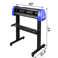Máquina cortadora de pegatinas de vinilo de 28 pulgadas, 53 pulgadas, 730mm, 1350mm, para plotter de corte con software Signmaster Coreldraw
