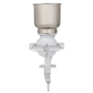 Broyeur de farine de blé manuel argenté à usage domestique DB 500 # fraiseuse à manivelle DB pour grain produit de la farine de blé - Product Image 3