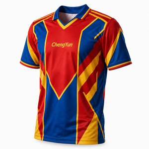 <span class=keywords><strong>Camiseta</strong></span> de Fútbol Personalizada con Bloques de Color Modernistas para Ligas Universitarias - Product Image 6