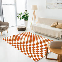 Tapis d'illusion vortex, tapis 3D, géométrique, noir et blanc, grille, salon, chambre à coucher, tapis antidérapants pour le sol