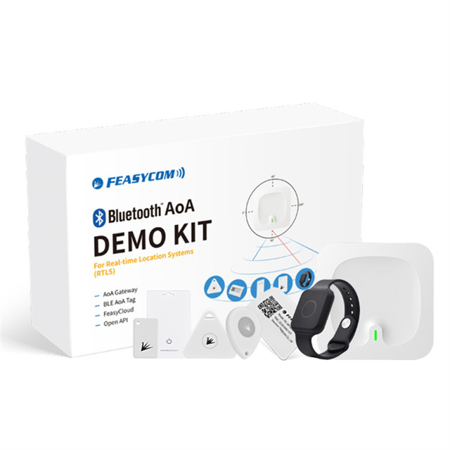 Feasycom AOA Ultra-low Latency Real-Time Locating System (RTLS) Bluetooth Beacon & Gateway IoT Kit Indoor Tracking Devices