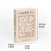Livres décoratifs modernes, simples, ouvrables et écologiques pour salon, salle à manger, table basse, rangement et accessoires décoratifs pour la maison