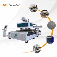 Router CNC ATC, Máquina de Anidamiento CNC, Router CNC para Trabajar la Madera 2130, Máquina de Corte y Perforación de 5 Ejes para Fabricación de Muebles y Gabinetes