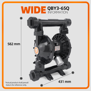 GODO QBY3-50Q Manufacturer Pneumatic Diaphragm <b>Pumps</b> Water Transfer Nodular Cast Iron Air <b>Pump</b> - Product Image 6