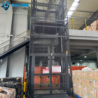 Ascenseur de fret hydraulique industriel CE à rail de guidage, personnalisable, robuste, 1-30 tonnes, AC 220V/380V, pour entrepôt