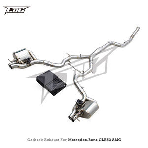 ท่อไอเสีย SUS304/ไทเทเนียมแบบ catback สำหรับ Mercedes-Benz CLE53 AMG M256 3.0T boska valvetronic เสียงท่อไอเสีย - Product Image 6